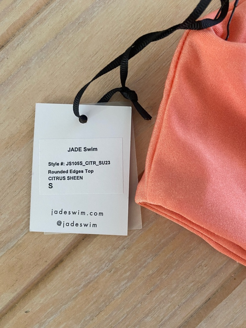 *authentic* Jade Swim Rounded Edges Top - Picture 4 of 4